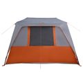vidaXL Rodinný stan 533 x 312 x 230 cm Šedá a oranžová