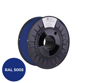 Filament C-TECH PREMIUM LINE, TPU 90A, flexibilný, signálny modrá, RAL5005, 1,75mm, 1k