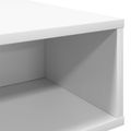 vidaXL Konferenčný stolík Biela 105 x 50 x 32,5 cm Kompozitné drevo