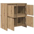 vidaXL Servírovacia skriňa Remeselný dub 70 x 41 x 75 cm