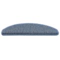 vidaXL Samolepiace nášľapy na schody vzhľad sisal 15ks 65x21x4cm modré