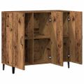 vidaXL Komoda staré drevo 90x34x80 cm kompozitné drevo