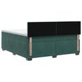vidaXL Posteľ boxspring s matracom Tmavozelená 140 x 200 cm Zamat