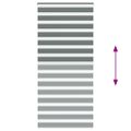 vidaXL Zebra roleta tmavošedá 95x200 cm šírka látky 90,9 cm polyester