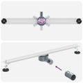 vidaXL 360° sprchový odtok so štíhlym modelom Strieborná 80 cm