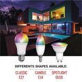 LED žiarovka EMOS ZQW516R GoSmart WIFI A65 / E27 / 14 W (94 W) / 1 400 lm / RGB / stmievateľná