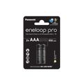 BK-4HCDE/2BE Panasonic R03/AAA AKU EKO ENELOOP PRO nabíjateľné batérie, 2ks