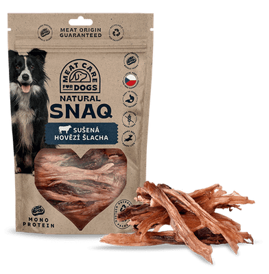 DOG SNAQ 99165 doplnkové krmivo pre psy - sušená hovädzia šľacha 100G