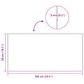 vidaXL Korková Doska 12 ks 100 x 50 x 0,5 cm Korok Hnedá