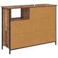 vidaXL Servírovacia skriňa Staré drevo 100 x 33 x 75 cm