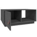 vidaXL Konferenčný stolík sivý 80x50x35,5 cm borovicový masív