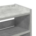 vidaXL Regál na topánky betónovosivý 60x25x81 cm spracované drevo