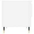 vidaXL Konferenčné stolíky 2 ks lesklé biele 50x46x50 cm kompoz. drevo
