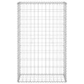 vidaXL Gabiónová stena s krytmi, pozinkovaná oceľ 60x30x100 cm