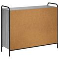 vidaXL Servírovacia skriňa Sivý Sonoma 97 x 33 x 81 cm