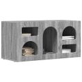 vidaXL TV skrinka ELST 80 x 35 x 40 cm Sivý Sonoma Kompozitné drevo