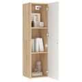 vidaXL | Nástenný TV kabinet | Nástenný Sonoma dub 31 x 30 x 110 cm