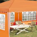 vidaXL Prístrešok na párty 575 x 289 x 245 cm Oranžová