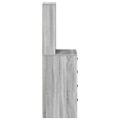 vidaXL Highboard Sivý dub sonoma 40 x 41 x 135 cm Kompozitné drevo