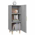 vidaXL Komoda sivý dub sonoma 34,5x34x90 cm spracované drevo