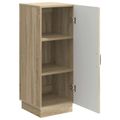 vidaXL Servírovacia skriňa Dub sonoma 33 x 34,5 x 87 cm