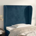 vidaXL Čelo postele so záhybmi tmavohnedé 83x23x118/128 cm zamat