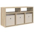 vidaXL Nízka skriňa so zásuvkou Sonoma dub 72 x 22,5 x 38 cm