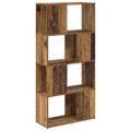vidaXL Zostava TV skriniek 60 x 24 x 125,5 cm Hnedá Kompozitné drevo