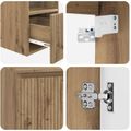 vidaXL Set kabinetov do kúpeľne 3 ks Dub artisan 49,5 x 41 x 63 cm