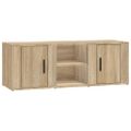 vidaXL TV skrinka dub sonoma 100x31,5x35 cm spracované drevo