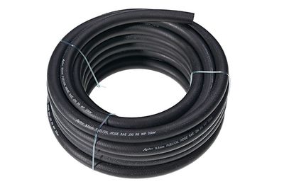 Třívrstvá gumová vyztužená palivová hadice průměr 6,3 mm / 1 mb (10 m na kotouči)