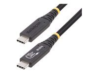 USB kábel - USB-C (M) na USB-C (M) - USB4 / Thunderbolt 3 / Thunderbolt 4 / DisplayPort 1.4 - 48 V - 5 A - 1 m - neobsahuje halogén, pasívny, podpora 4K120Hz, podpora 8K60Hz, technológia Extended Power Range (EPR), podpora napájania Power Delivery 3.1 - čierna