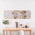vidaXL Nástenné zrkadlo s LED 30x100 cm sklo obdĺžnik
