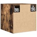 vidaXL Nástenné TV skrinky 2 ks dymový dub 30,5x30x30 cm