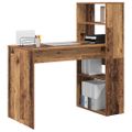 vidaXL Stôl Staré drevo Kompozitné drevo 113 x 54 x 120 cm