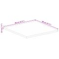 vidaXL Stolová doska 80x80x3,8 cm štvorec masívna akácia