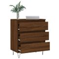 vidaXL Komoda hnedý dub 60x35x70 cm spracované drevo