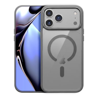 Priehľadný obal Color Clear Mag pre iPhone 17 Pro 6,3" / 18 Pro 6,3" strieborný