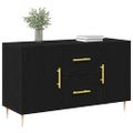 vidaXL Servírovacia skriňa Čierny dub 100 x 36 x 60 cm