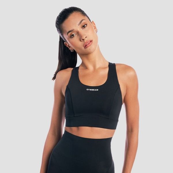 Športová podprsenka Aura Black - GymBeam, veľkosť L