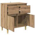 vidaXL Servírovacia skriňa Remeselný dub 60 x 35 x 70 cm