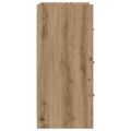 vidaXL Servírovacia skriňa Dub artisan 75 x 33 x 80 cm