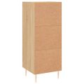 vidaXL Komoda dub sonoma 34,5x34x90 cm spracované drevo