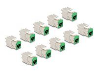 Keystone Modul RJ45 zásuvka do LSA Cat.6A tienený