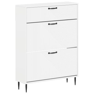 vidaXL Skriňa na topánky HAARLEM 78 x 24 x 103 cm Kompozitné drevo