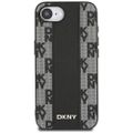 Guess HC MagSafe PU Checkered Pattern case for iPhone 16e Black