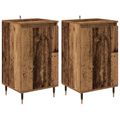 vidaXL Servírovacia skriňa 2 ks Staré drevo 40 x 35 x 70 cm
