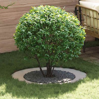 vidaXL vhodný pre plochý stromový krúžok Strieborná Ø60/90 cm