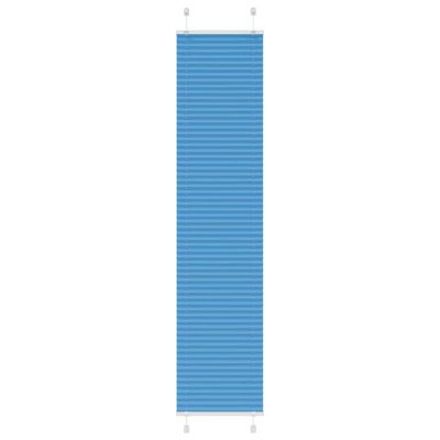 vidaXL Plisovaná roleta modrá 40x200 cm šírka látky 39,4 cm polyester