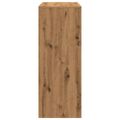 vidaXL Barový stôl s policami dub artisian 90x40x103,5cm kompoz. drevo